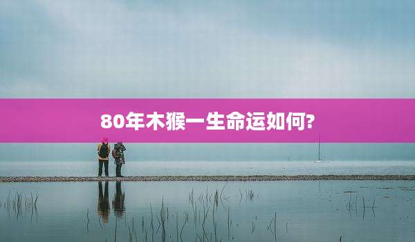 80年木猴一生命运如何?