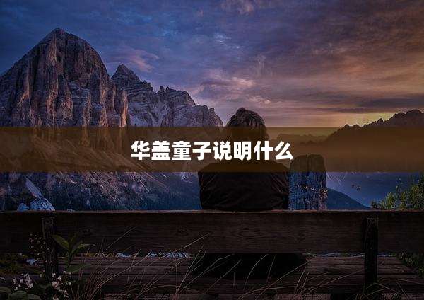 华盖童子说明什么