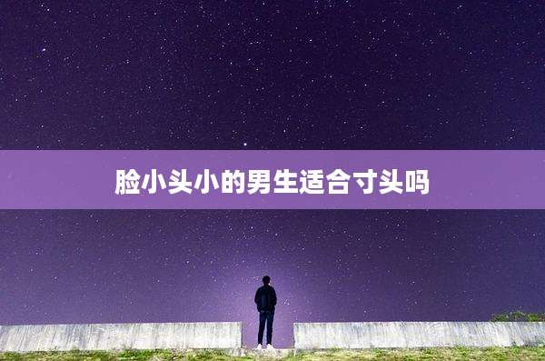 脸小头小的男生适合寸头吗