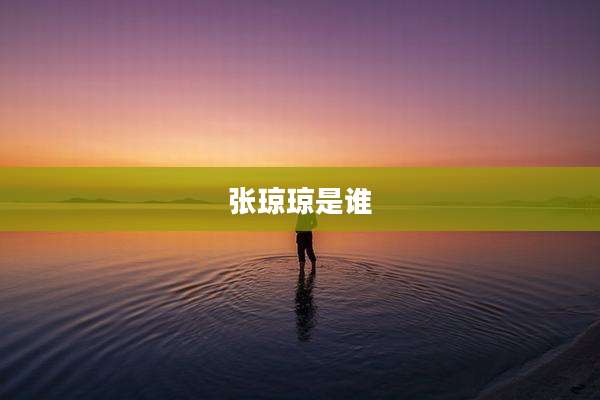 张琼琼是谁