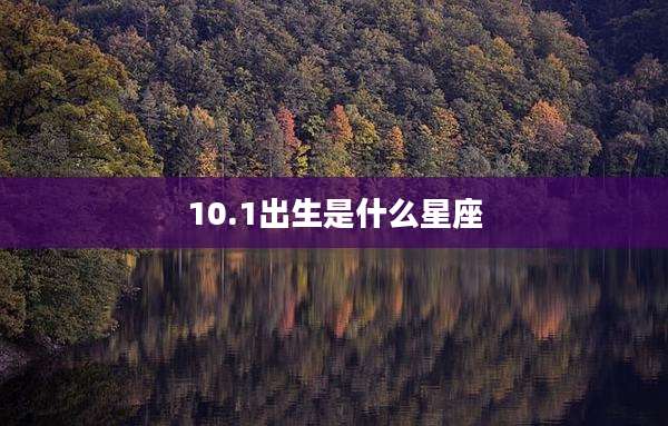 10.1出生是什么星座