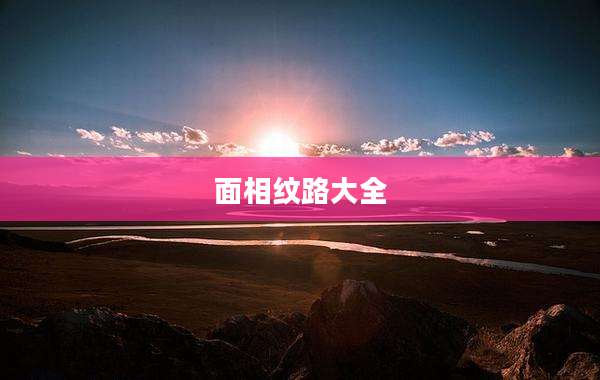 面相纹路大全