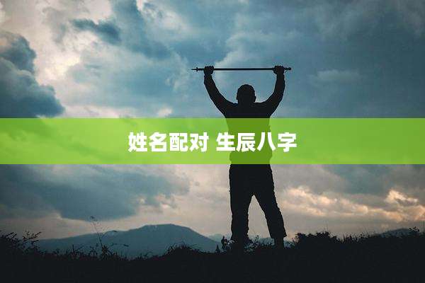 姓名配对 生辰八字