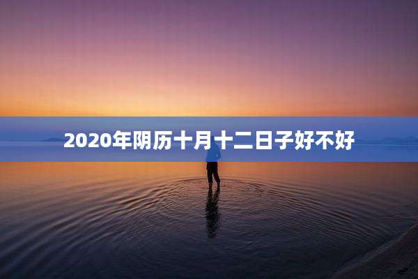 2020年阴历十月十二日子好不好