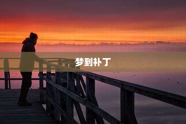 梦到补丁