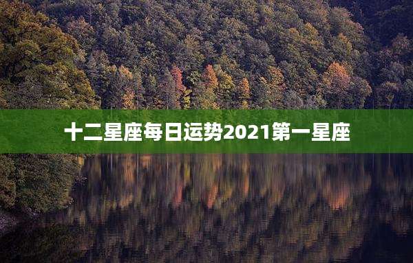 十二星座每日运势2021第一星座