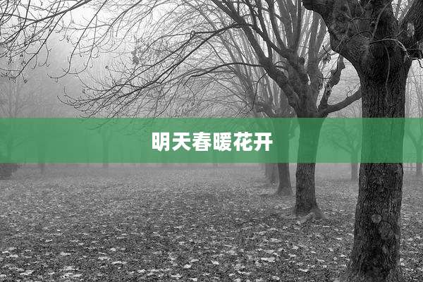 明天春暖花开
