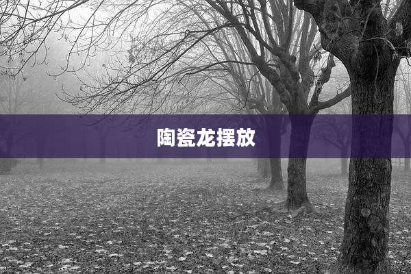 陶瓷龙摆放