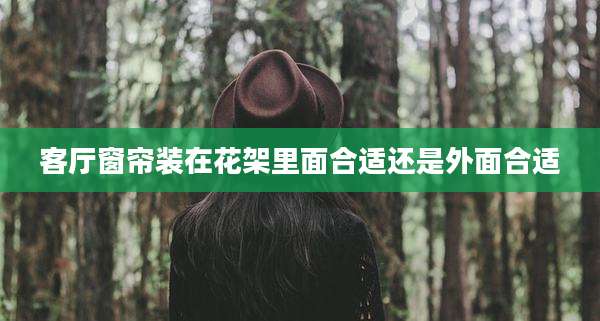 客厅窗帘装在花架里面合适还是外面合适