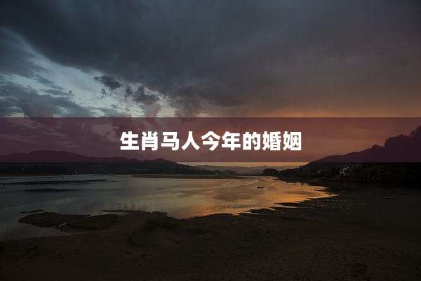 生肖马人今年的婚姻