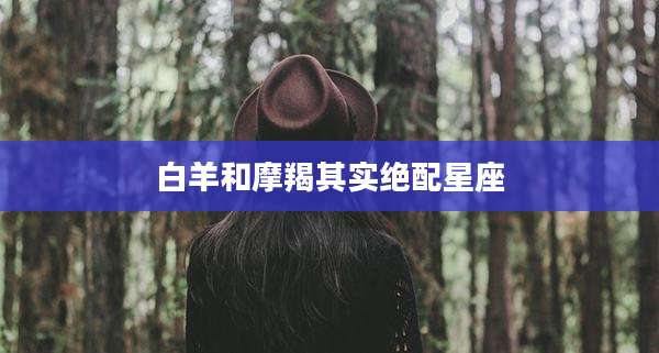 白羊和摩羯其实绝配星座