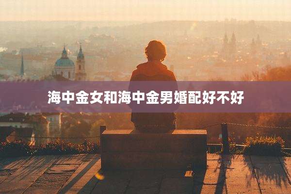 海中金女和海中金男婚配好不好