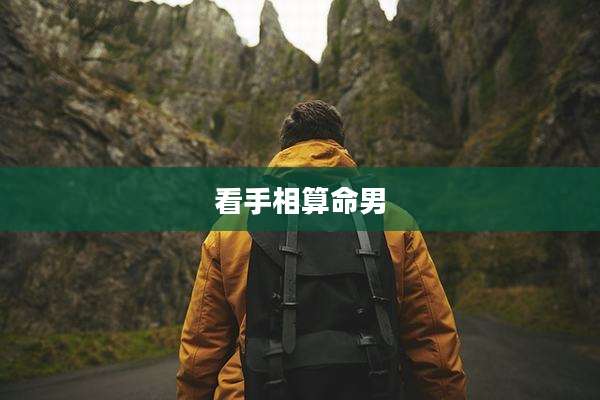 看手相算命男