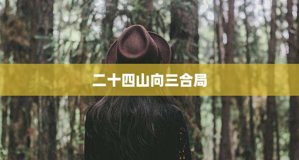 二十四山向三合局