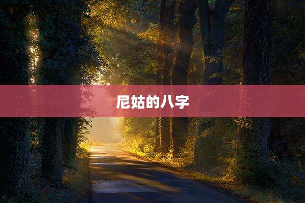 尼姑的八字