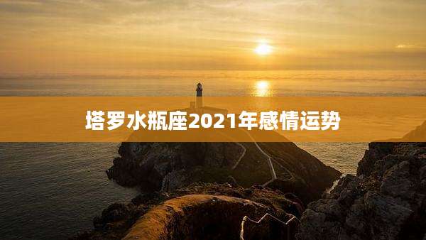 塔罗水瓶座2021年感情运势