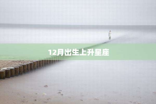 12月出生上升星座