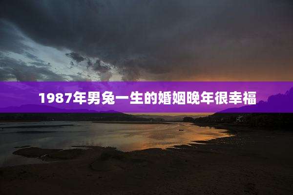1987年男兔一生的婚姻晚年很幸福