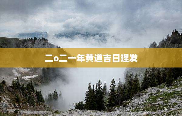 二o二一年黄道吉日理发