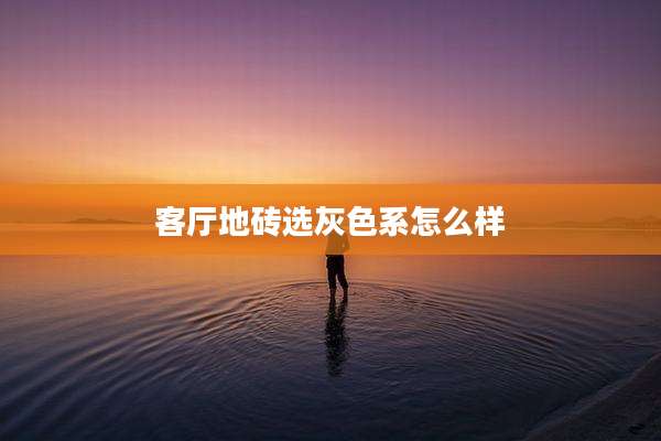 客厅地砖选灰色系怎么样