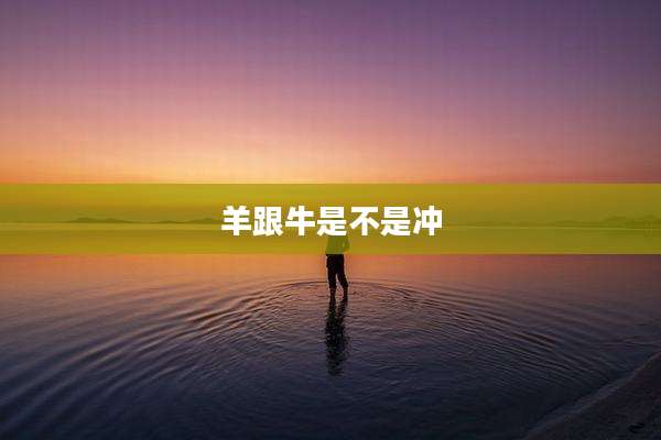 羊跟牛是不是冲