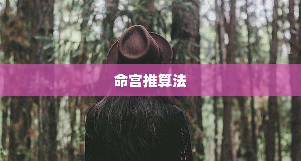 命宫推算法
