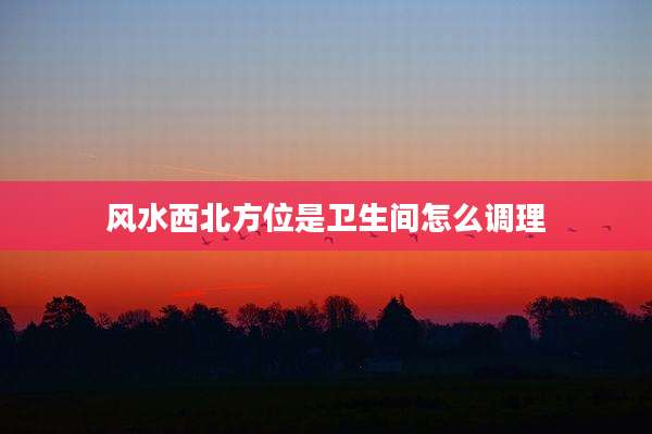 风水西北方位是卫生间怎么调理