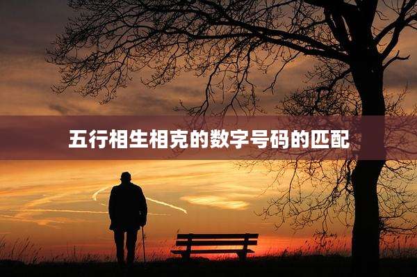 五行相生相克的数字号码的匹配