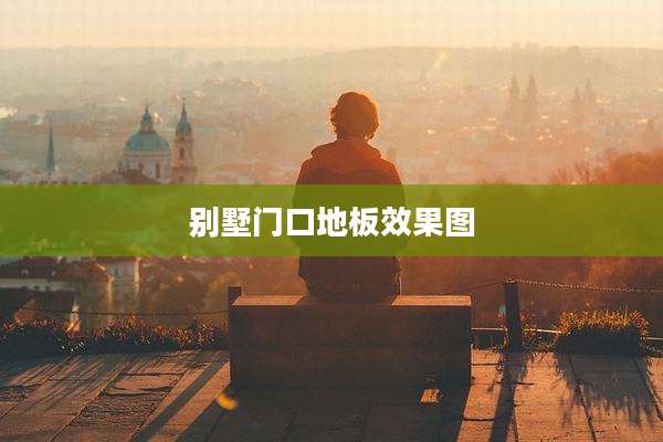 别墅门口地板效果图