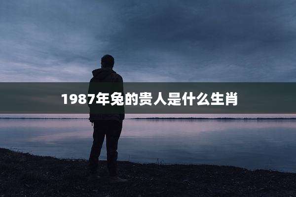 1987年兔的贵人是什么生肖