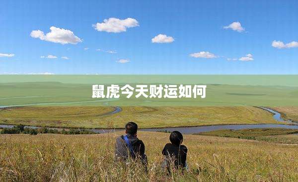 鼠虎今天财运如何