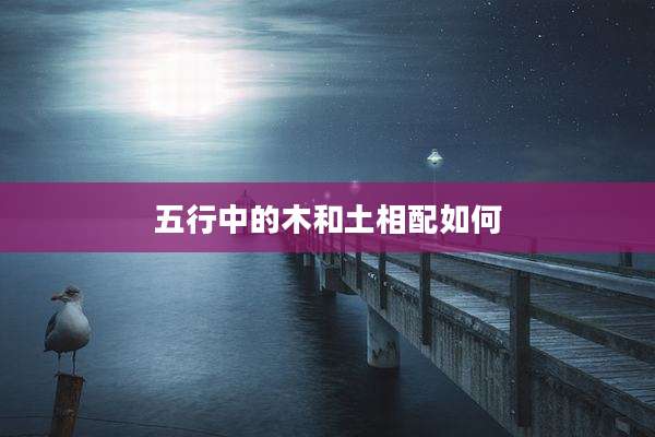 五行中的木和土相配如何