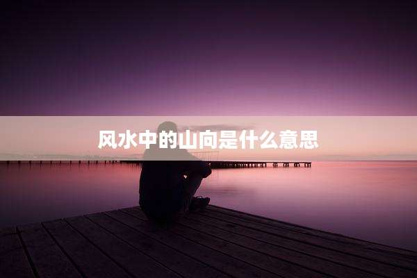 风水中的山向是什么意思