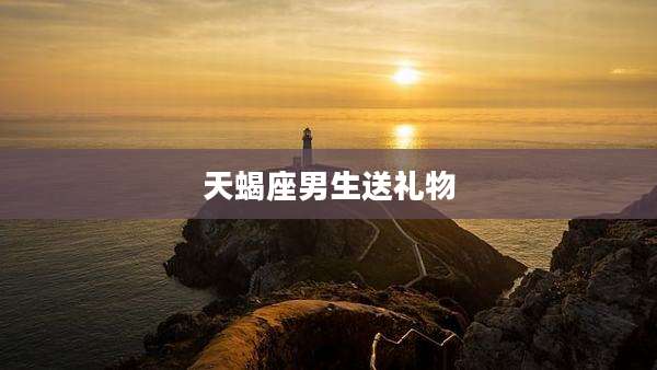 天蝎座男生送礼物