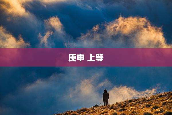 庚申 上等