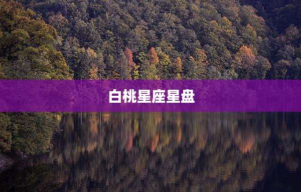 白桃星座星盘