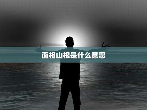 面相山根是什么意思