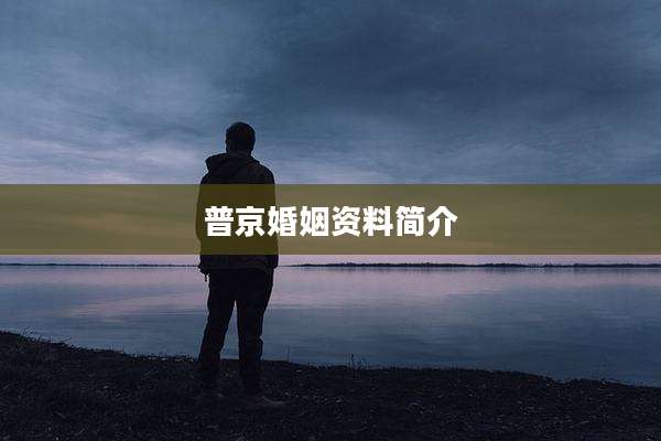 普京婚姻资料简介