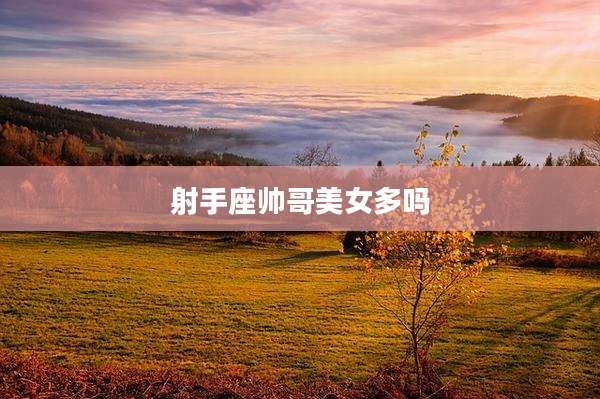 射手座帅哥美女多吗