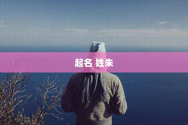 起名 姓朱