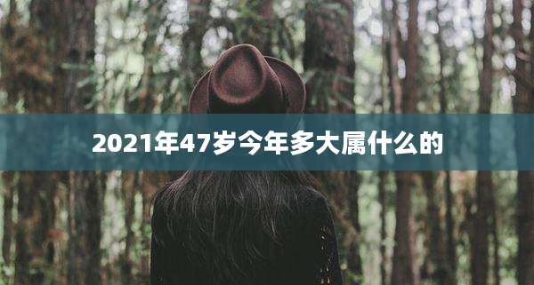 2021年47岁今年多大属什么的
