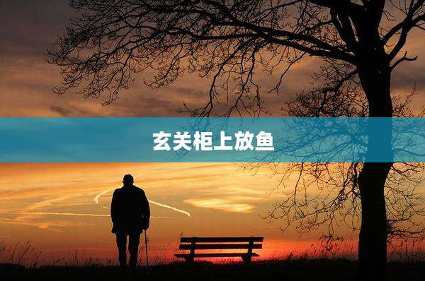玄关柜上放鱼