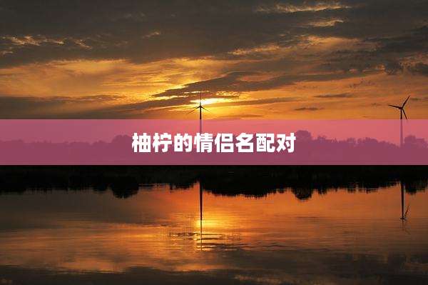 柚柠的情侣名配对