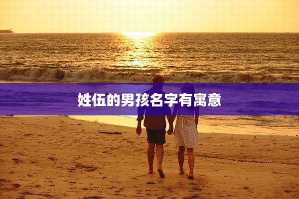 姓伍的男孩名字有寓意