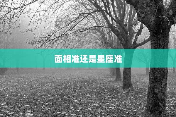 面相准还是星座准