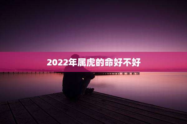 2022年属虎的命好不好