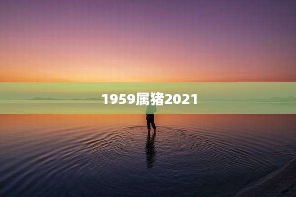 1959属猪2021