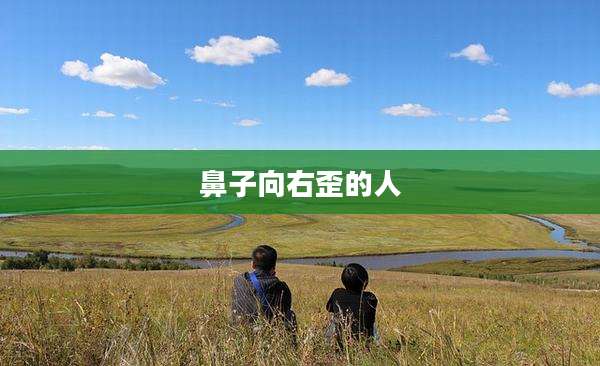 鼻子向右歪的人