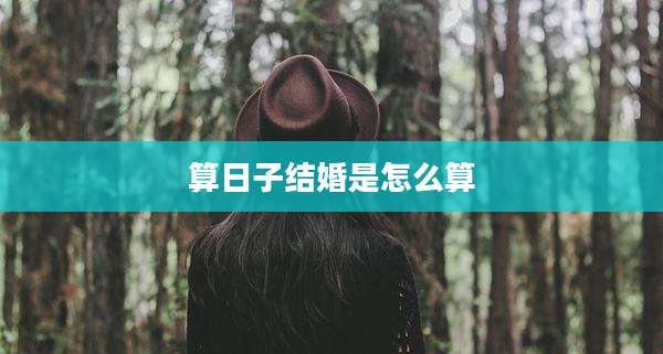 算日子结婚是怎么算