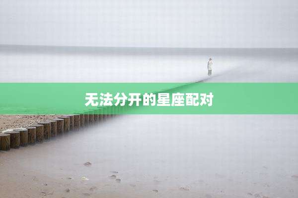 无法分开的星座配对